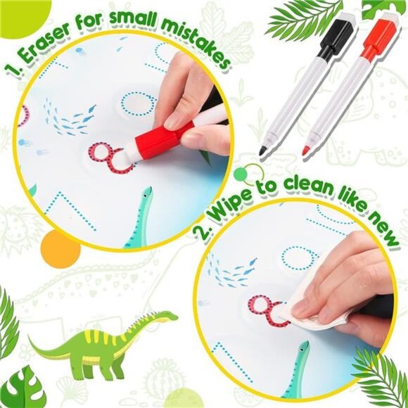 Montessori Toys for Toddlers,Newest Dinosaur Themes Busy Book for Kids Toys Ages - Picture 4 of 6